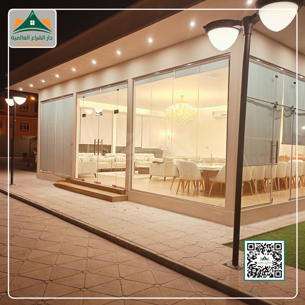 جلسة خارجية زجاجية فاخرة – تصميم عصري - Image 4