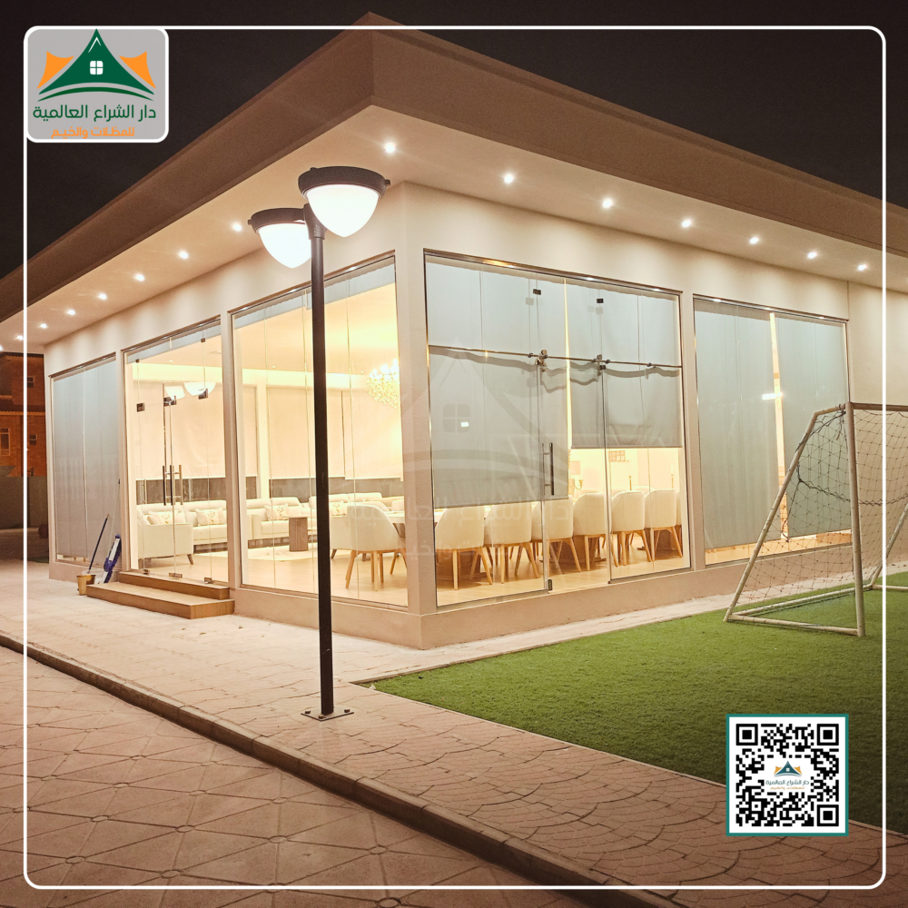 جلسة خارجية زجاجية فاخرة – تصميم عصري - Image 3