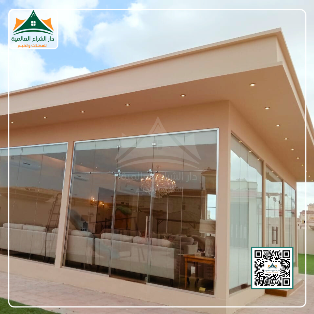 جلسة خارجية زجاجية فاخرة – تصميم عصري - Image 6