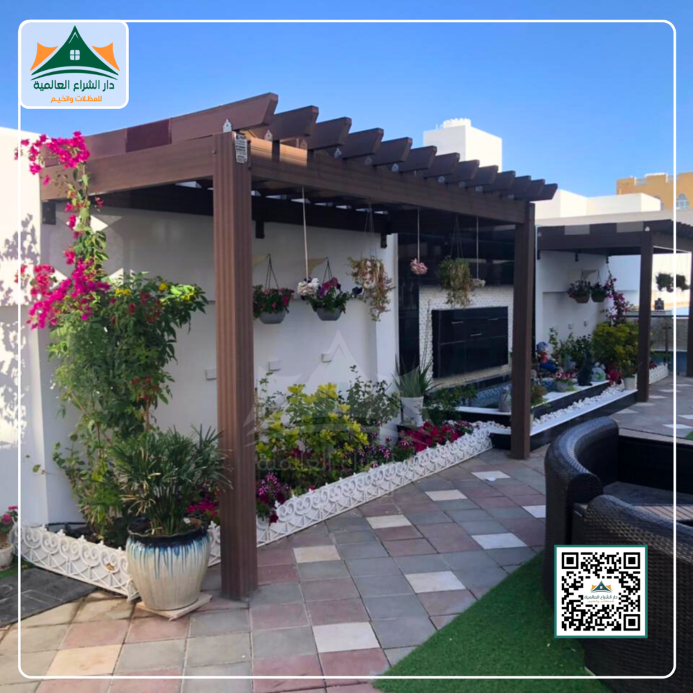 برجولا خشبية فاخرة – تصميم طبيعي ولمسة جمالية للحدائق والمداخل - Image 2