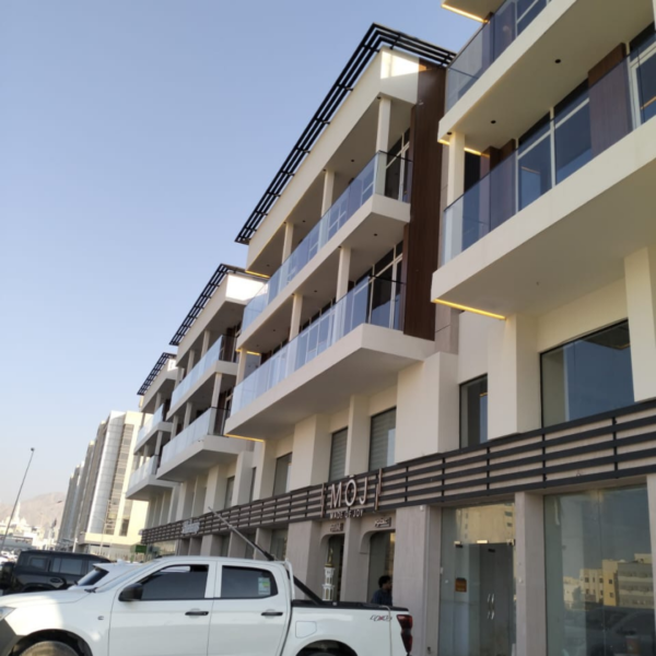 زجاج حواجز بلكونات | درابزين زجاج خارجي ستانلس 316